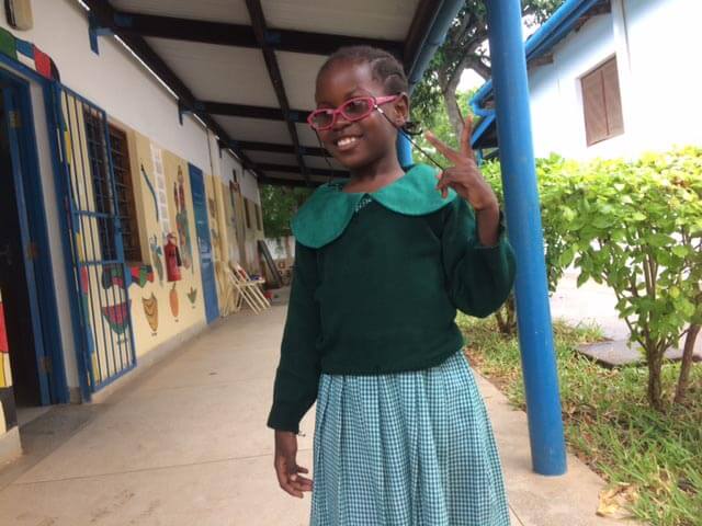 Barn etter grå stær-operasjon